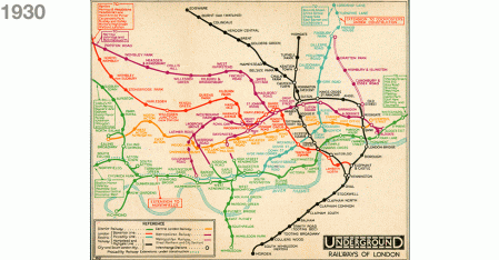1931 Underground Map.